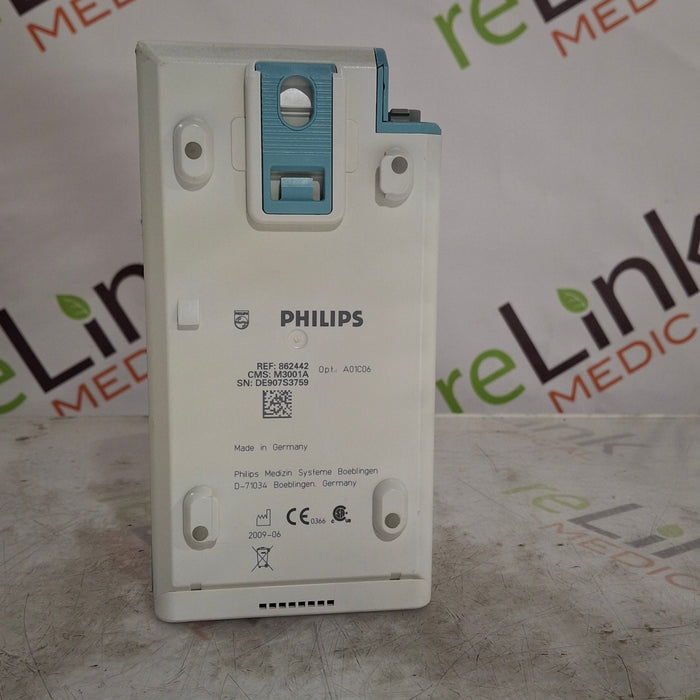 Philips M3001A-A01C06 Fast SpO2, NIBP, ECG, Temp, IBP MMS Module