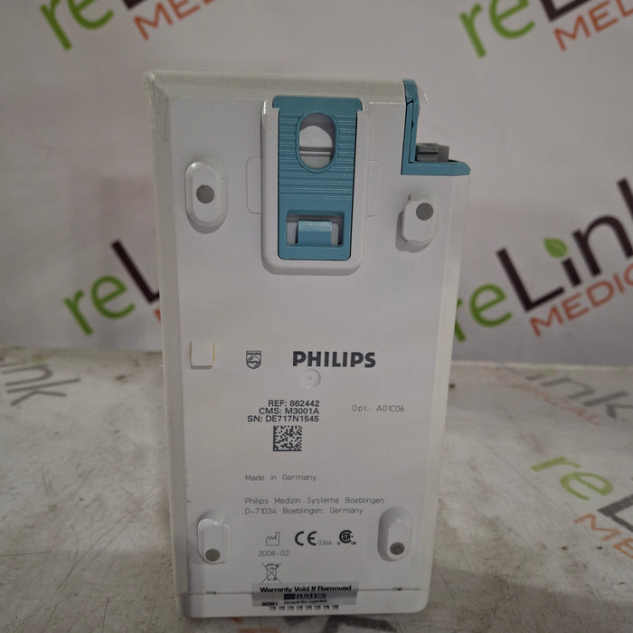 Philips M3001A-A01C06 Fast SpO2, NIBP, ECG, Temp, IBP MMS Module