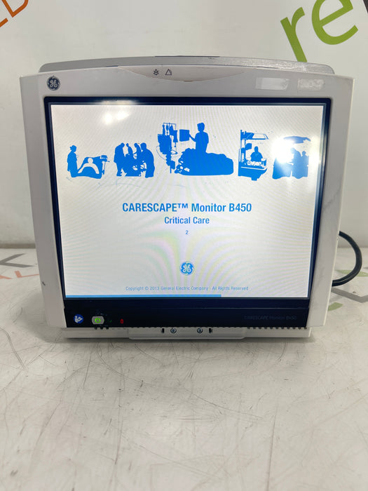GE Healthcare Carescape B650 Critical Care Patient Monitor