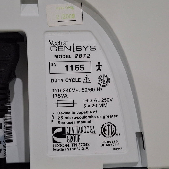 Chattanooga Group Vectra Genisys 2872 Four Channel Combination System