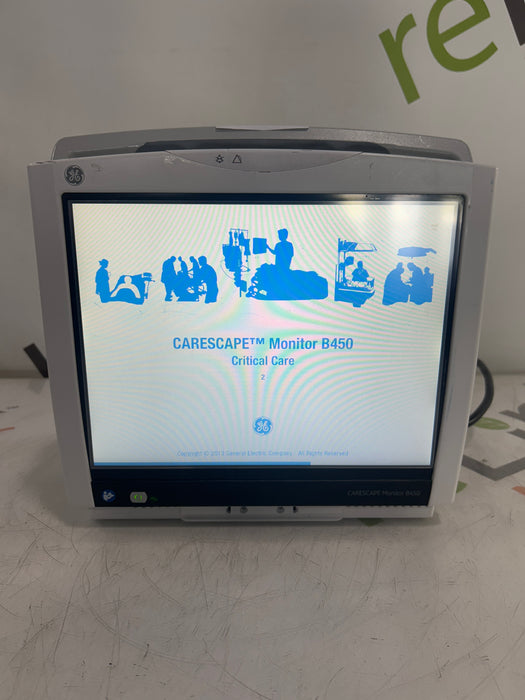 GE Healthcare Carescape B450 Critical Care Patient Monitor