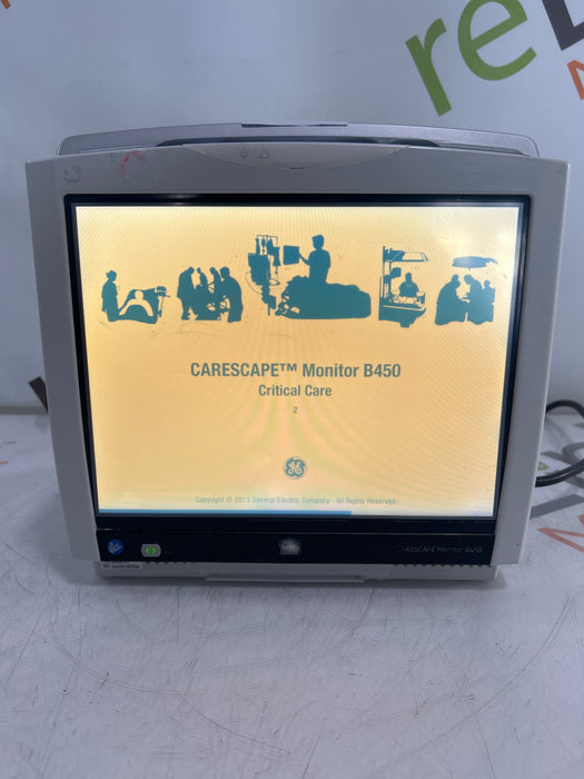 GE Healthcare Carescape B450 Critical Care Patient Monitor