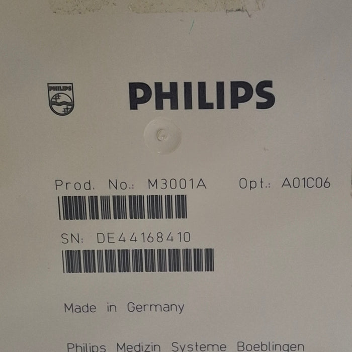Philips M3001A-A01C06 Fast SpO2, NIBP, ECG, Temp, IBP MMS Module