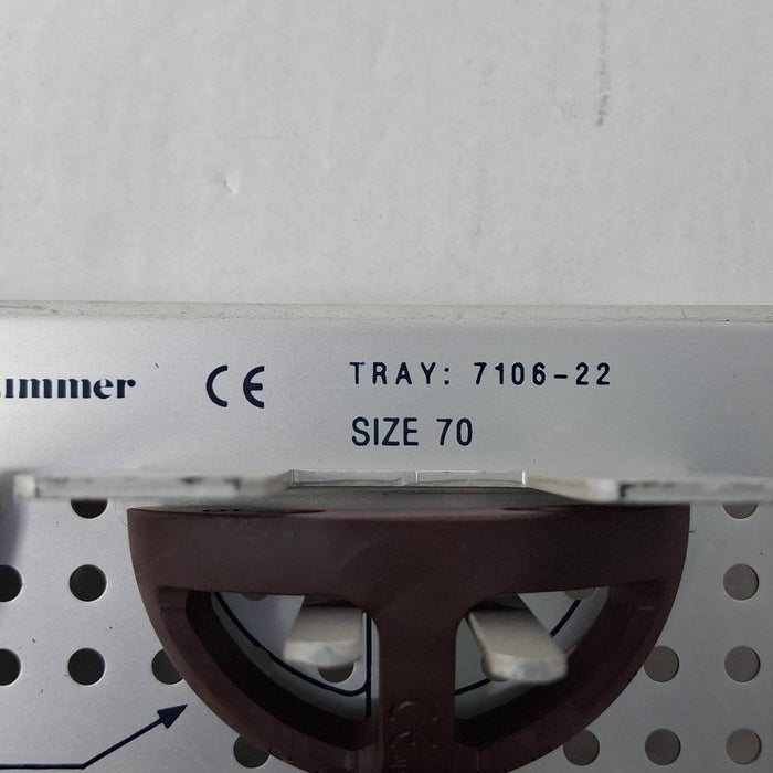 Zimmer 7106-22 Acetabular Provisionals Tray