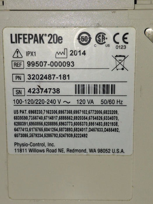 Physio-Control LifePak 20e Defibrillator