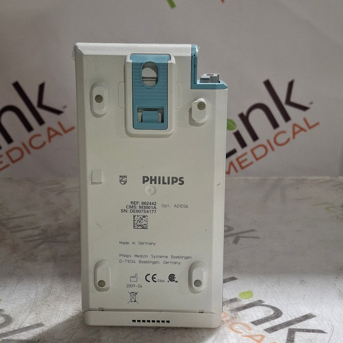 Philips M3001A-A01C06 Fast SpO2, NIBP, ECG, Temp, IBP MMS Module