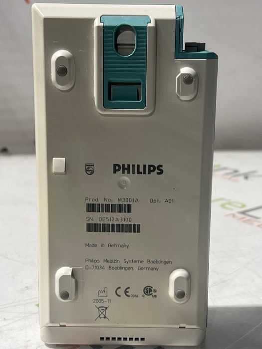 Philips M3001A-A01 Fast SpO2, NIBP, ECG MMS Module