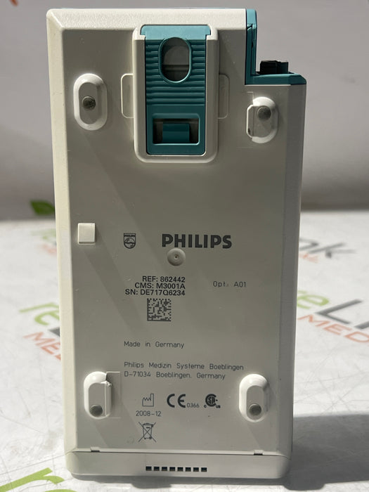 Philips M3001A-A01 Fast SpO2, NIBP, ECG MMS Module