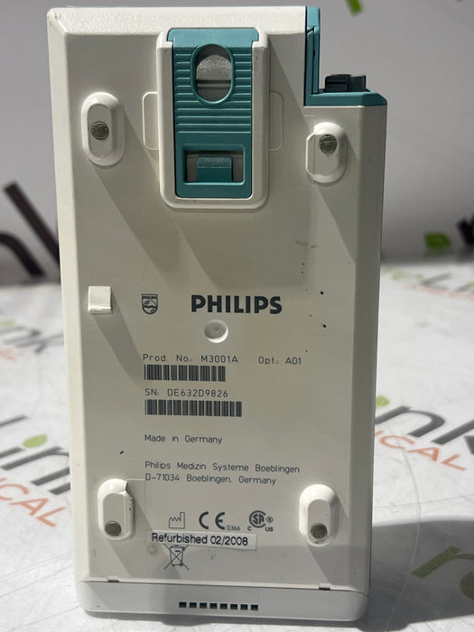 Philips M3001A-A01 Fast SpO2, NIBP, ECG MMS Module
