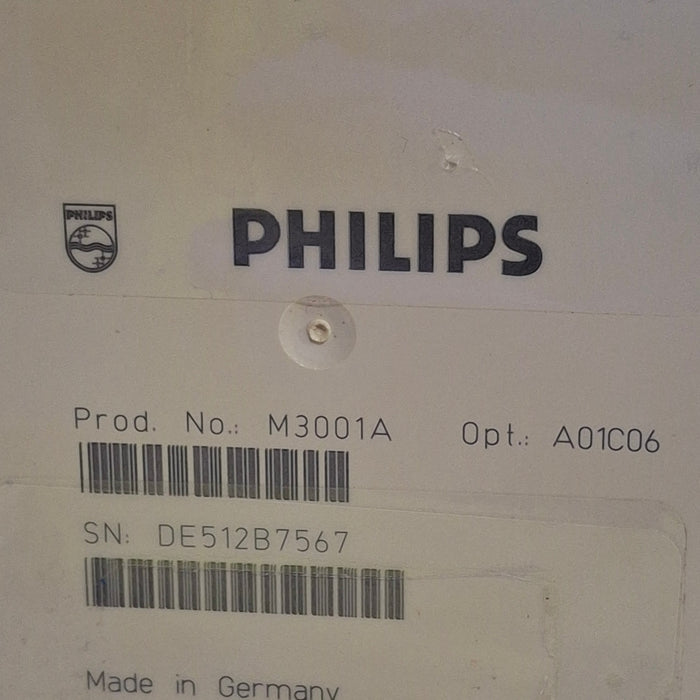 Philips M3001A-A01C06 Fast SpO2, NIBP, ECG, Temp, IBP MMS Module
