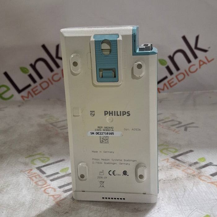 Philips M3001A-A01C06 Fast SpO2, NIBP, ECG, Temp, IBP MMS Module