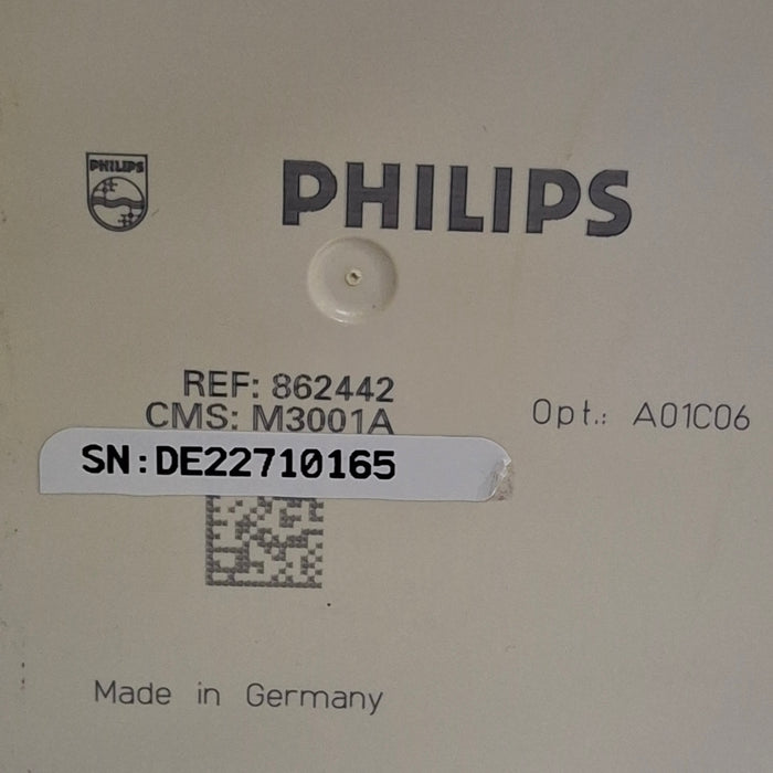 Philips M3001A-A01C06 Fast SpO2, NIBP, ECG, Temp, IBP MMS Module
