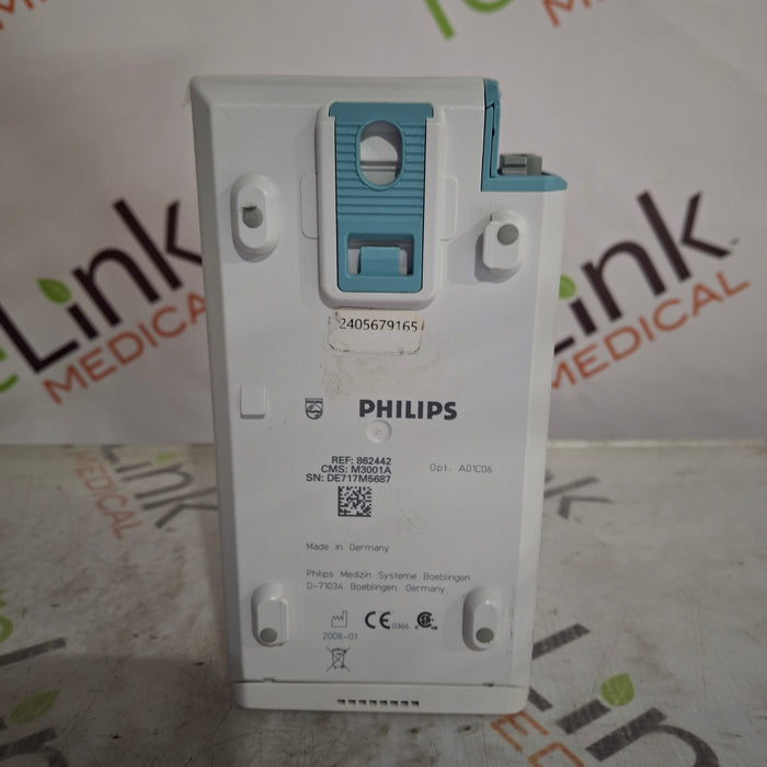 Philips M3001A-A01C06 Fast SpO2, NIBP, ECG, Temp, IBP MMS Module