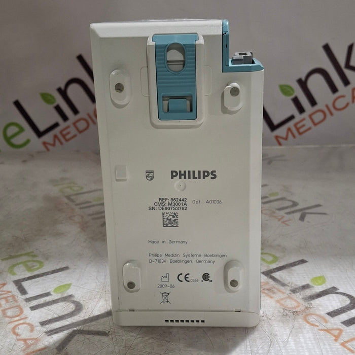 Philips M3001A-A01C06 Fast SpO2, NIBP, ECG, Temp, IBP MMS Module