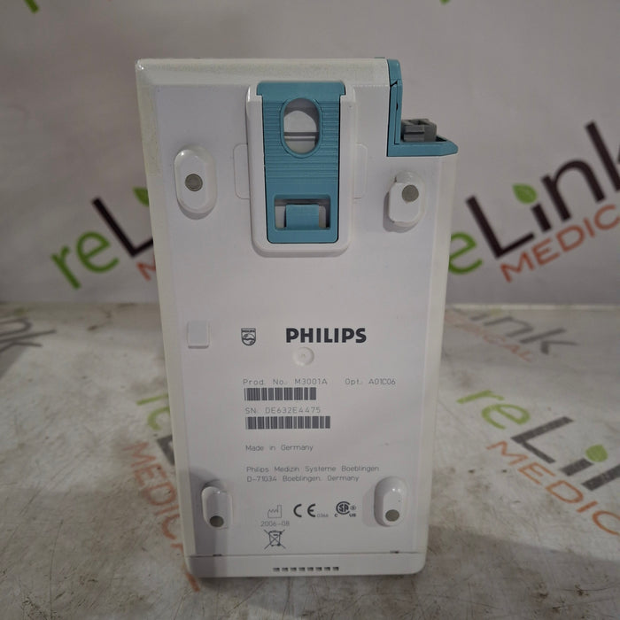 Philips M3001A-A01C06 Fast SpO2, NIBP, ECG, Temp, IBP MMS Module