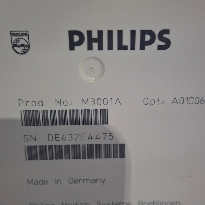 Philips M3001A-A01C06 Fast SpO2, NIBP, ECG, Temp, IBP MMS Module