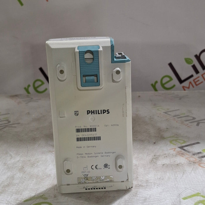 Philips M3001A-A01C06 Fast SpO2, NIBP, ECG, Temp, IBP MMS Module