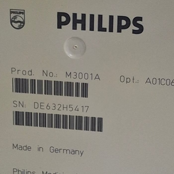 Philips M3001A-A01C06 Fast SpO2, NIBP, ECG, Temp, IBP MMS Module