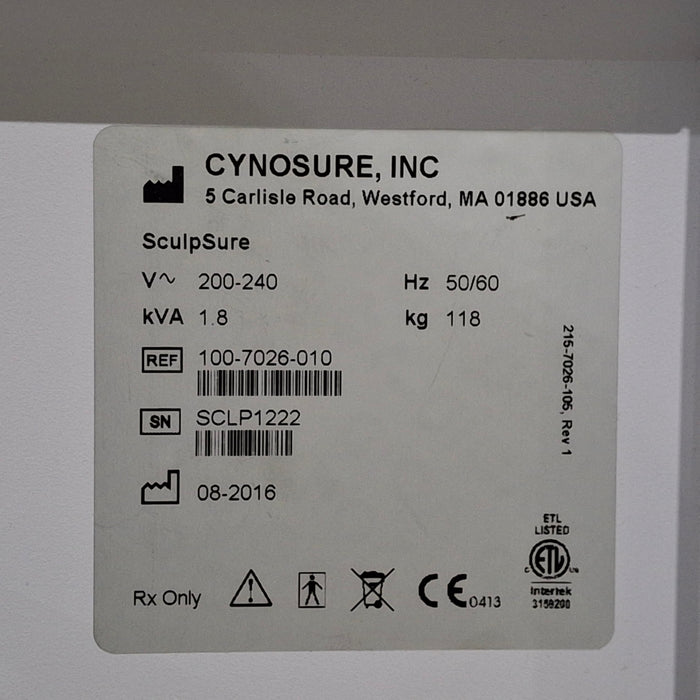 Cynosure SculpSure Cosmetic Laser