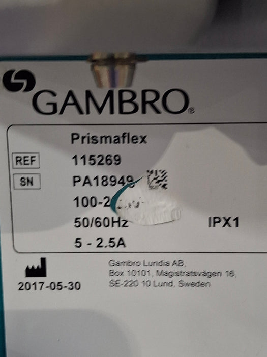 Gambro Prismaflex Dialysis Machine