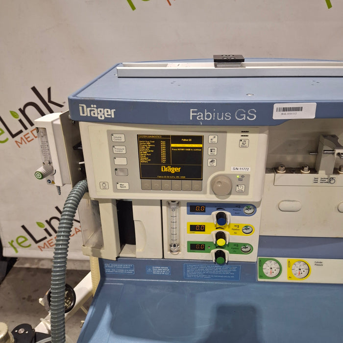 Draeger Medical Fabius GS Anesthesia Machine