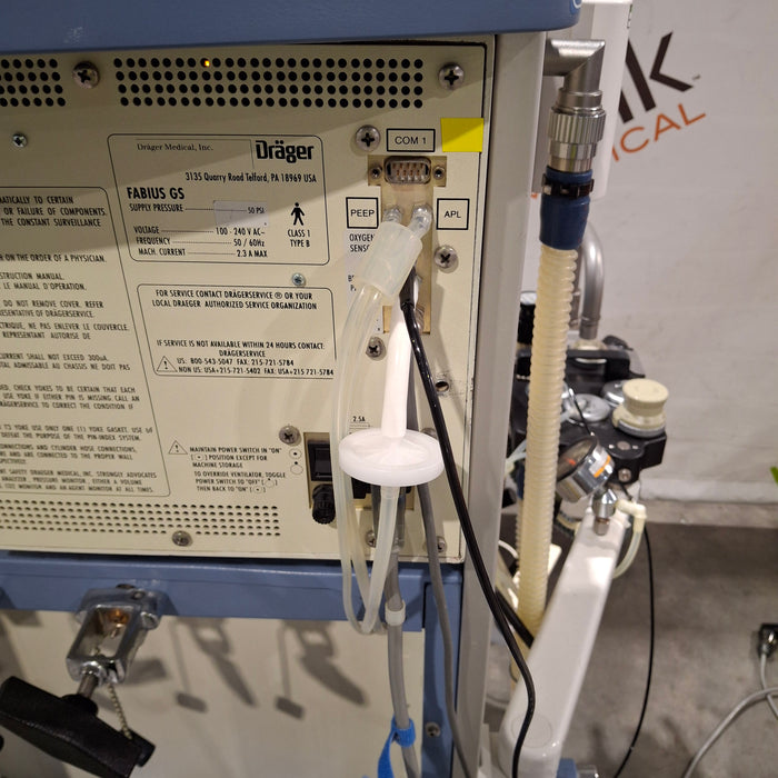 Draeger Medical Fabius GS Anesthesia Machine