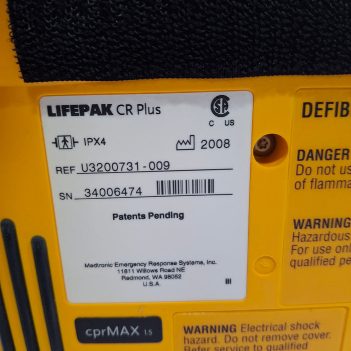 Medtronic LifePak CR Plus Defibrillator