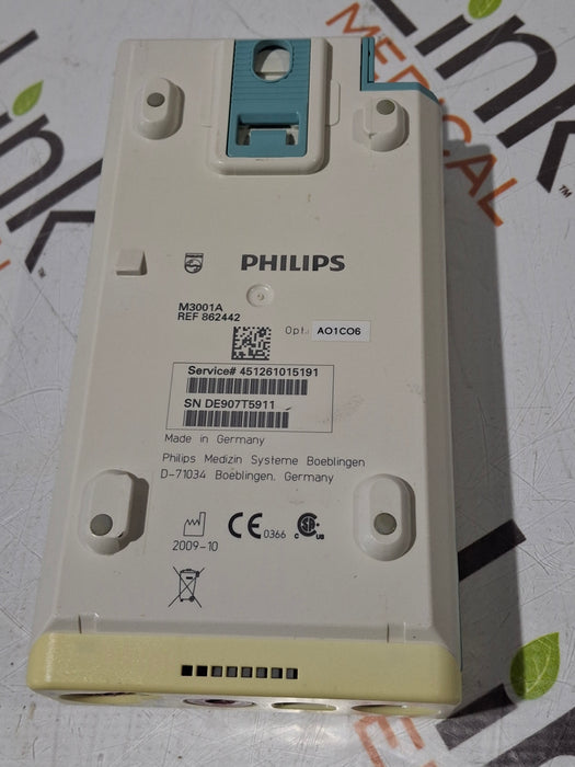Philips M3001A-A01C06 Fast SpO2, NIBP, ECG, Temp, IBP MMS Module