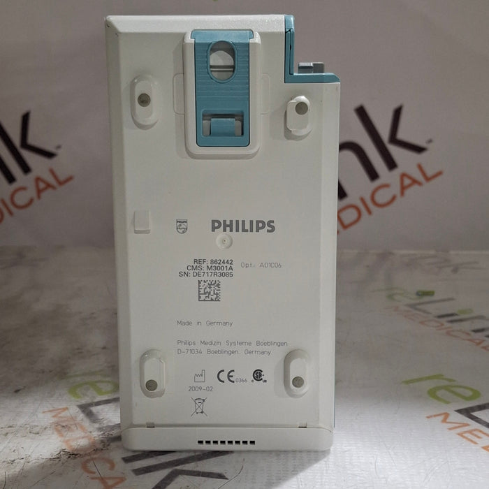Philips M3001A-A01C06 Fast SpO2, NIBP, ECG, Temp, IBP MMS Module