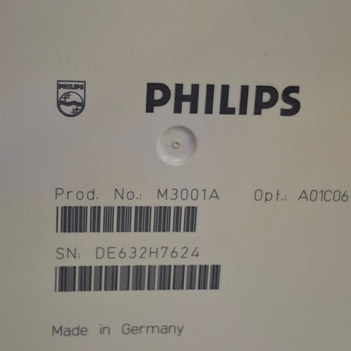 Philips M3001A-A01C06 Fast SpO2, NIBP, ECG, Temp, IBP MMS Module