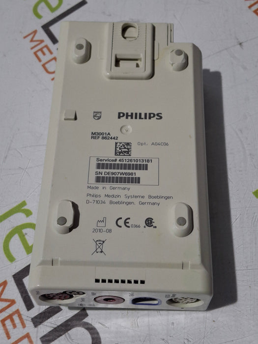 Philips M3001A-A04C06 OxiMax SpO2, NIBP, ECG, Temp, IBP MMS Module