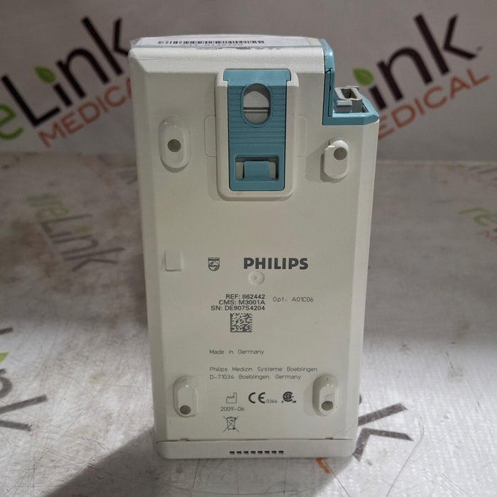 Philips M3001A-A01C06 Fast SpO2, NIBP, ECG, Temp, IBP MMS Module