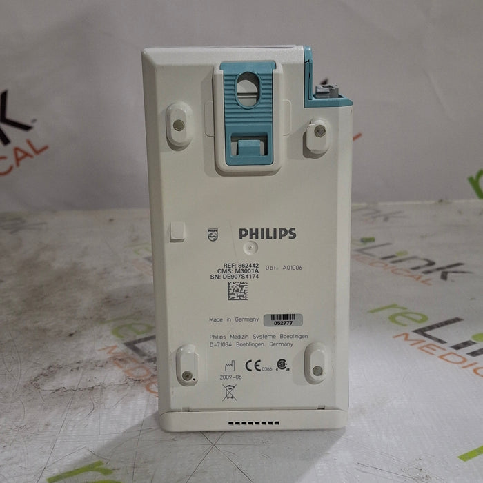 Philips M3001A-A01C06 Fast SpO2, NIBP, ECG, Temp, IBP MMS Module