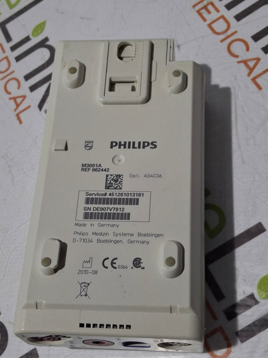 Philips M3001A-A04C06 OxiMax SpO2, NIBP, ECG, Temp, IBP MMS Module
