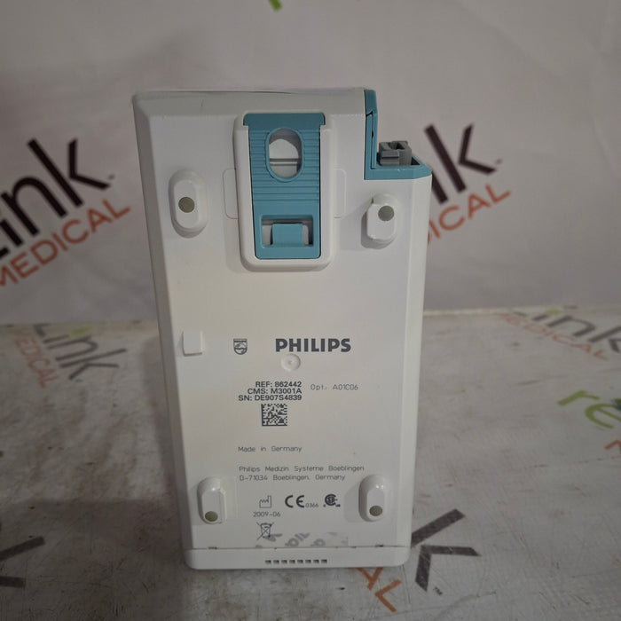 Philips M3001A-A01C06 Fast SpO2, NIBP, ECG, Temp, IBP MMS Module