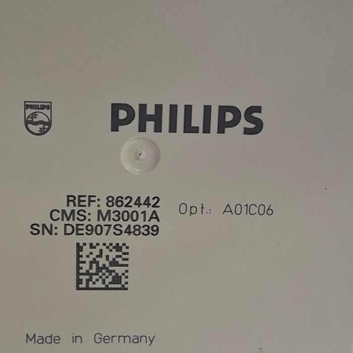 Philips M3001A-A01C06 Fast SpO2, NIBP, ECG, Temp, IBP MMS Module