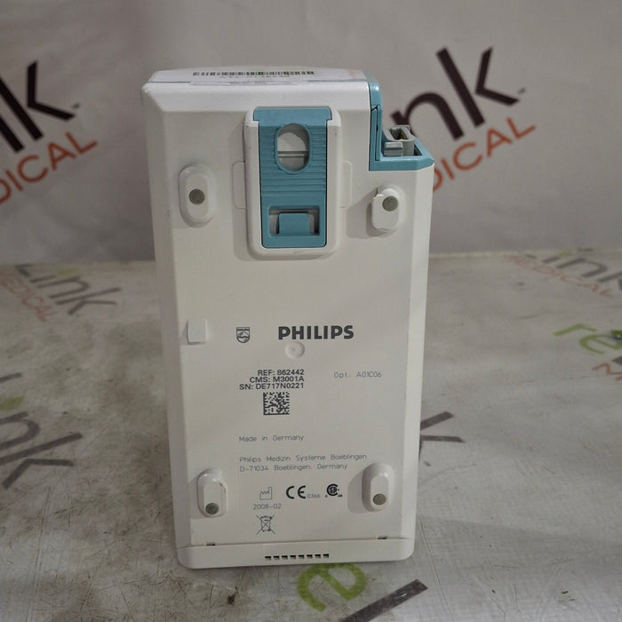 Philips M3001A-A01C06 Fast SpO2, NIBP, ECG, Temp, IBP MMS Module