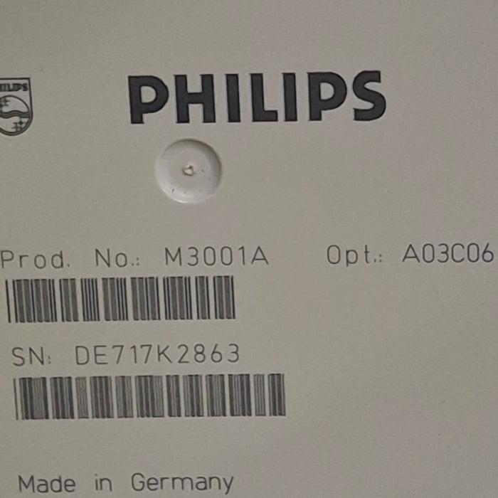 Philips M3001A-A03C06 Masimo SpO2, NIBP, ECG, Temp, IBP MMS Module