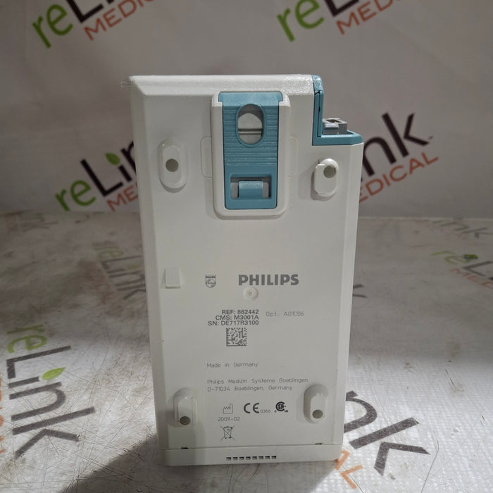 Philips M3001A-A01C06 Fast SpO2, NIBP, ECG, Temp, IBP MMS Module