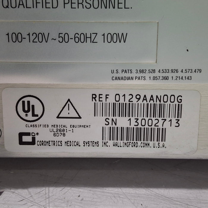 GE Healthcare Corometrics 120 Model 129 Fetal Monitor