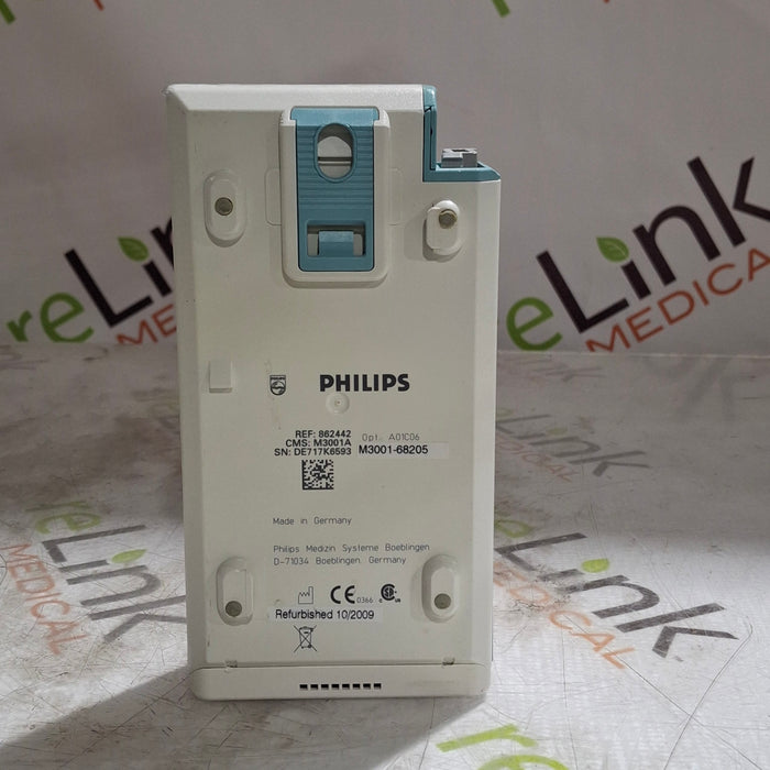 Philips M3001A-A01C06 Fast SpO2, NIBP, ECG, Temp, IBP MMS Module