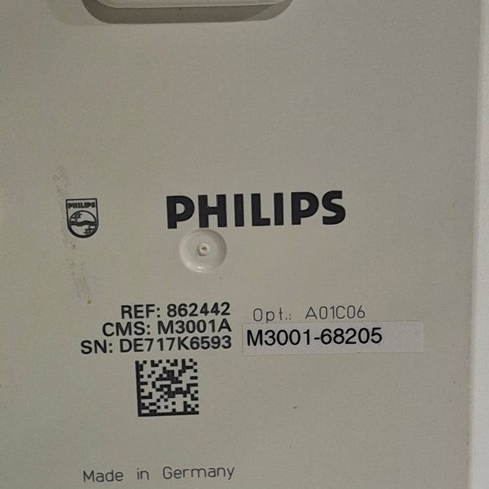Philips M3001A-A01C06 Fast SpO2, NIBP, ECG, Temp, IBP MMS Module