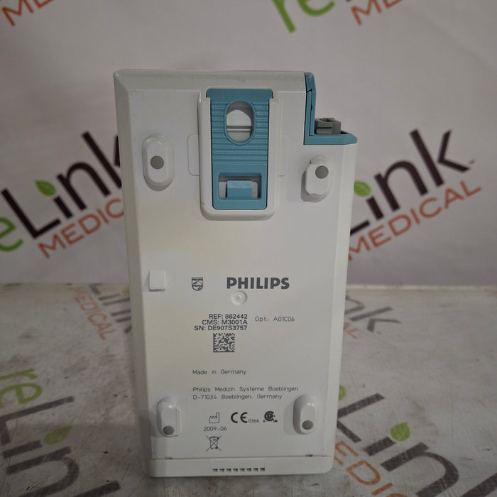 Philips M3001A-A01C06 Fast SpO2, NIBP, ECG, Temp, IBP MMS Module