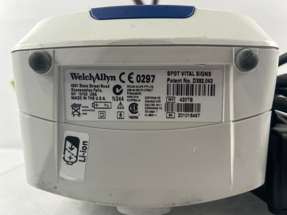 Welch Allyn Spot 420 - NIBP, Temp Vital Signs Monitor
