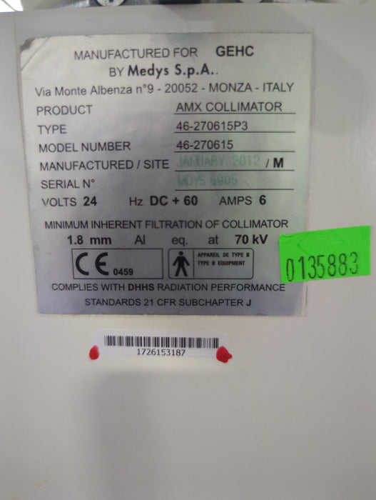 GE Healthcare AMX 4 Plus Portable X-Ray Unit