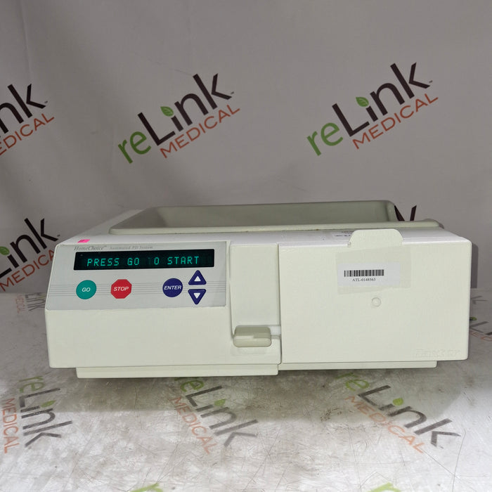 Baxter HomeChoice APD Automated PD Dialysis System