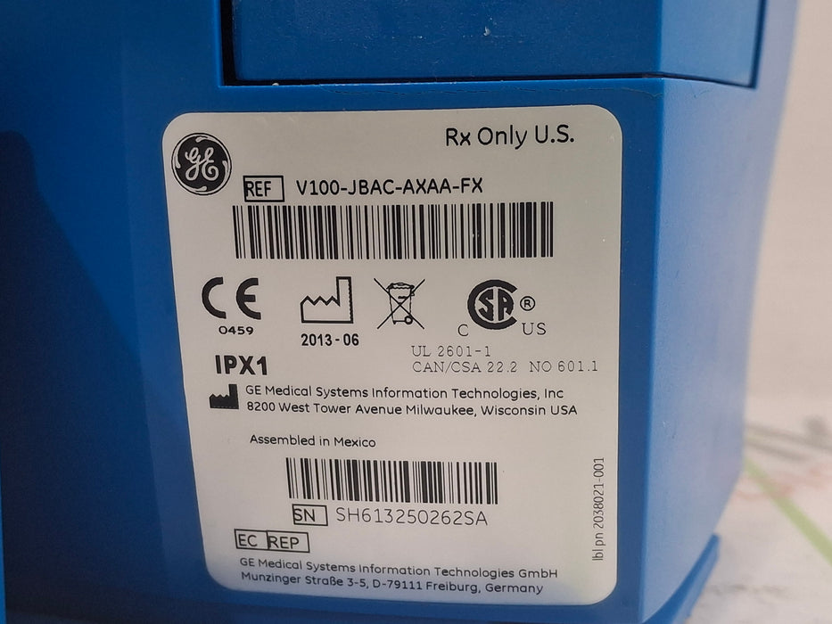 GE Healthcare Dinamap V100 - NIBP, SpO2, Temp Vital Signs Monitor