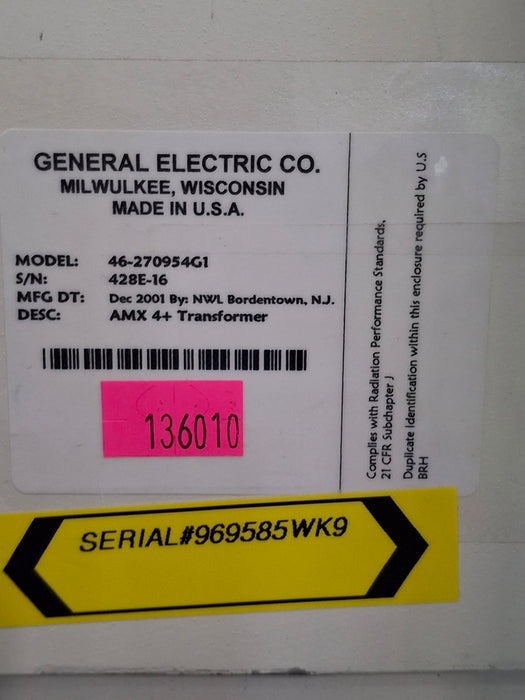 GE Healthcare GE Healthcare AMX 4 Plus Portable X-Ray Unit X-Ray Equipment reLink Online