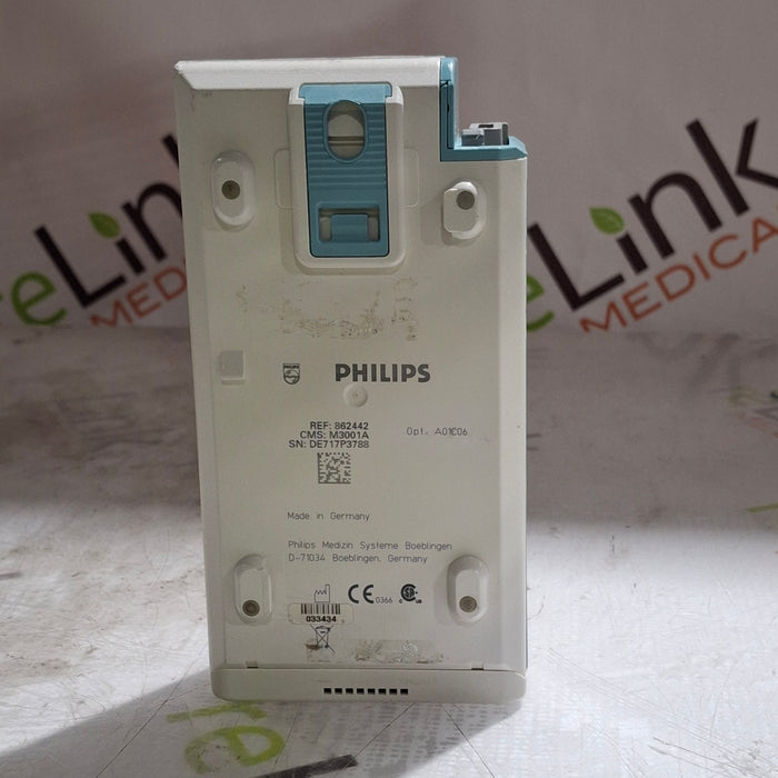 Philips M3001A-A01C06 Fast SpO2, NIBP, ECG, Temp, IBP MMS Module