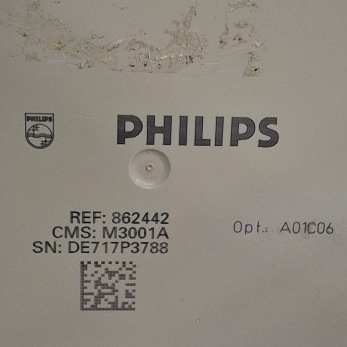 Philips M3001A-A01C06 Fast SpO2, NIBP, ECG, Temp, IBP MMS Module